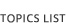 TOPICS LIST
